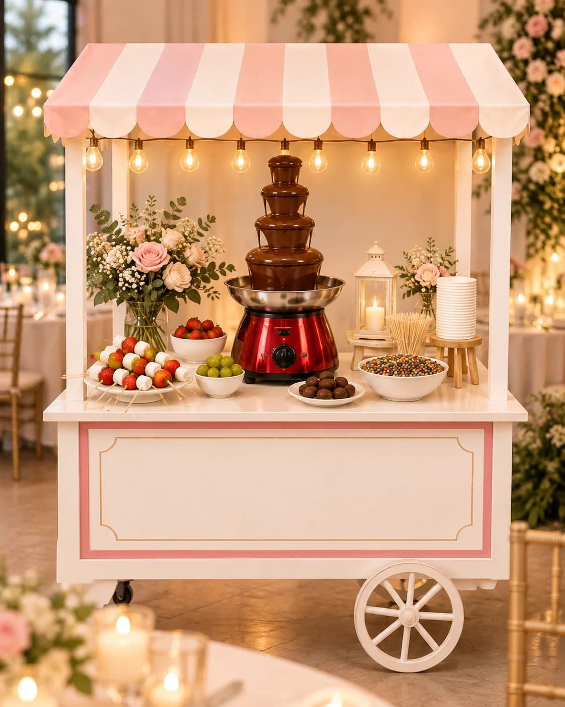 Fuente de chocolate para eventos