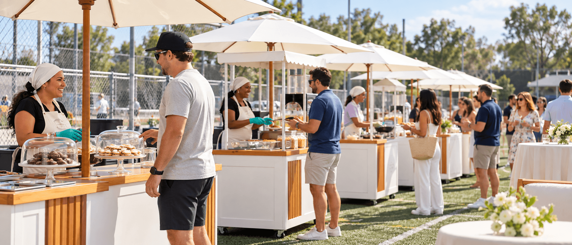 Comida y propuestas de Point360 para tus eventos